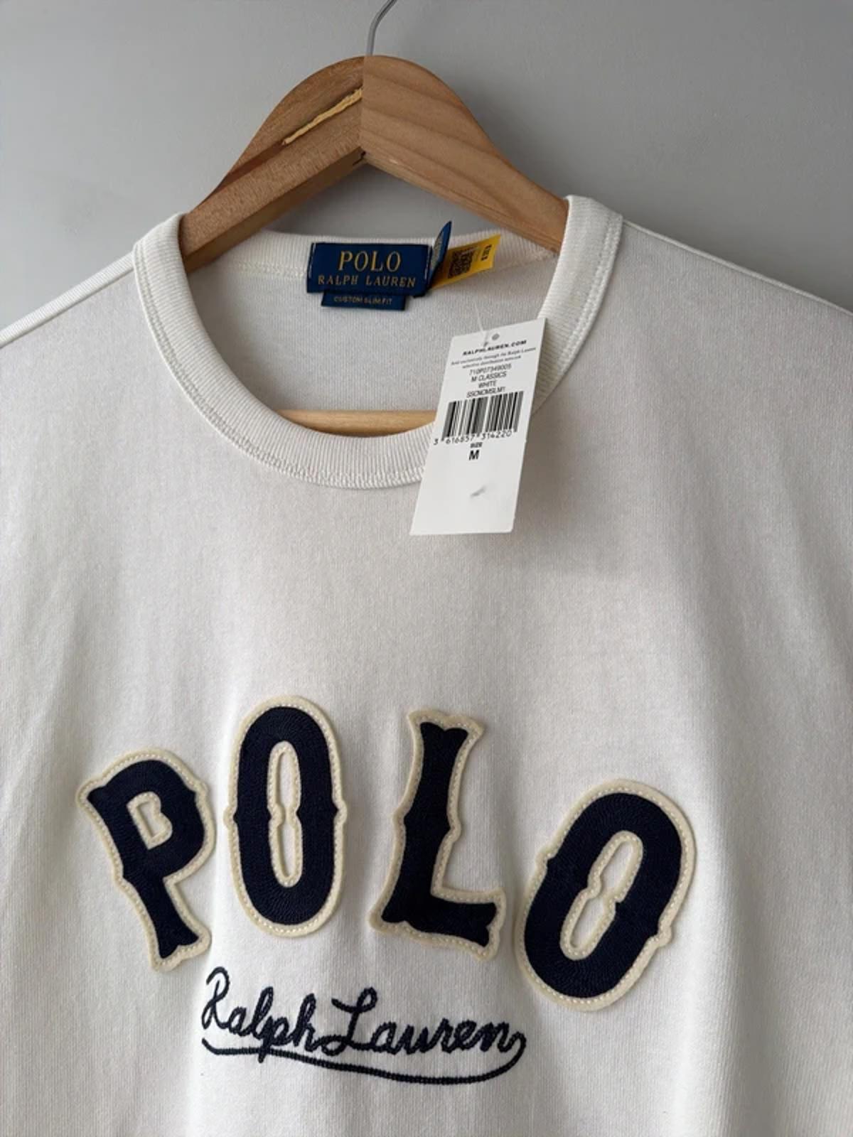 Men’s Ralph Lauren Slim Fit Collegiate logo T-shirt In white - Medium - 3236