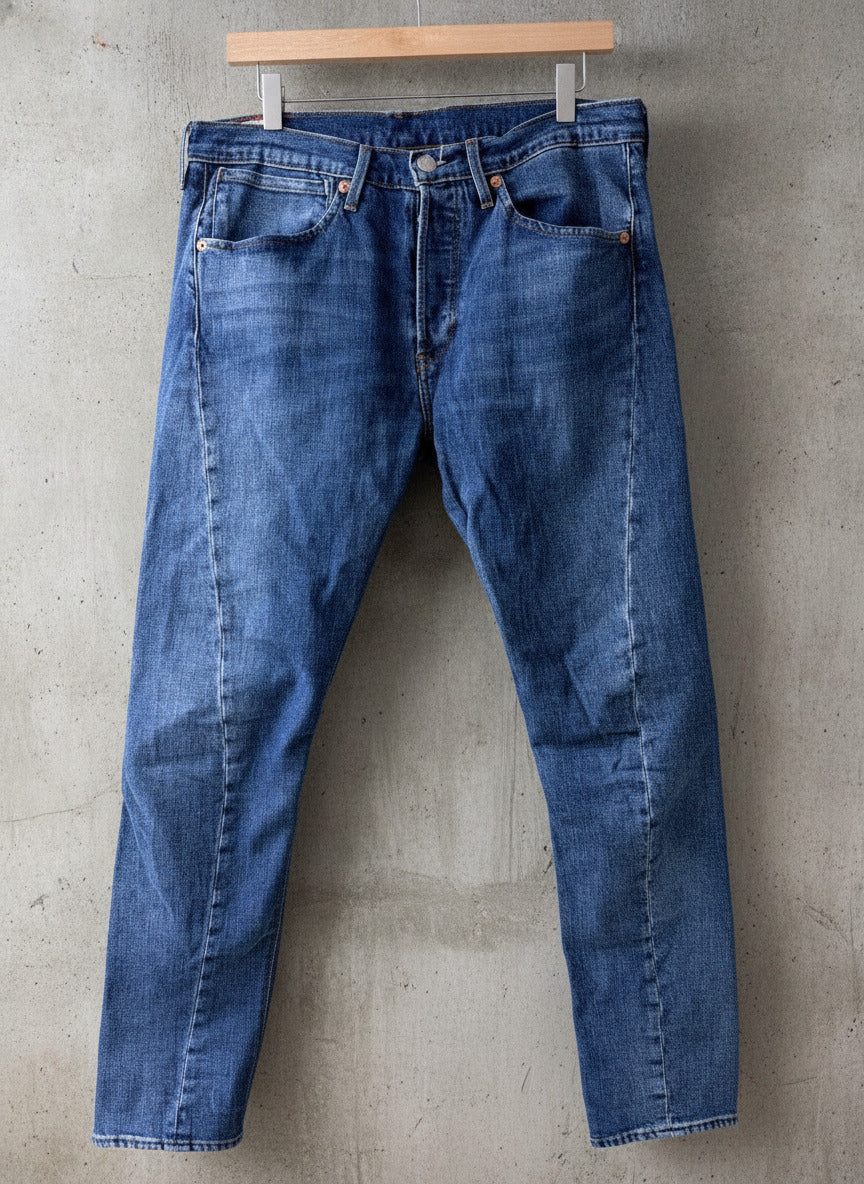 Mens Levi's Engineered LEJ 512 Slim Twist Fit Jeans In Navy - W34/L34 - 3512