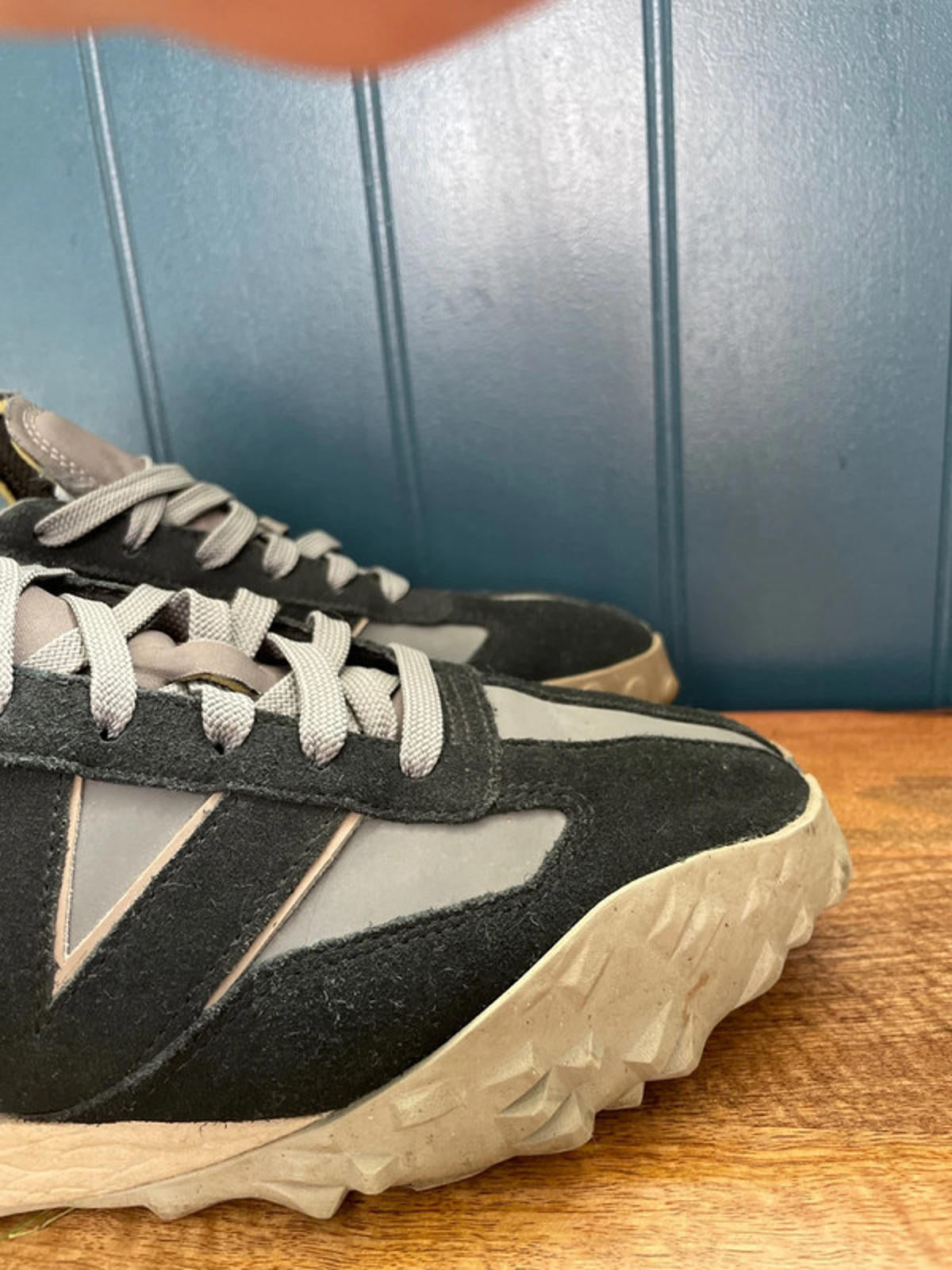 Men’s New Balance XC-72 Premium Leather Trainers In Black/Grey - UK10 - 2177