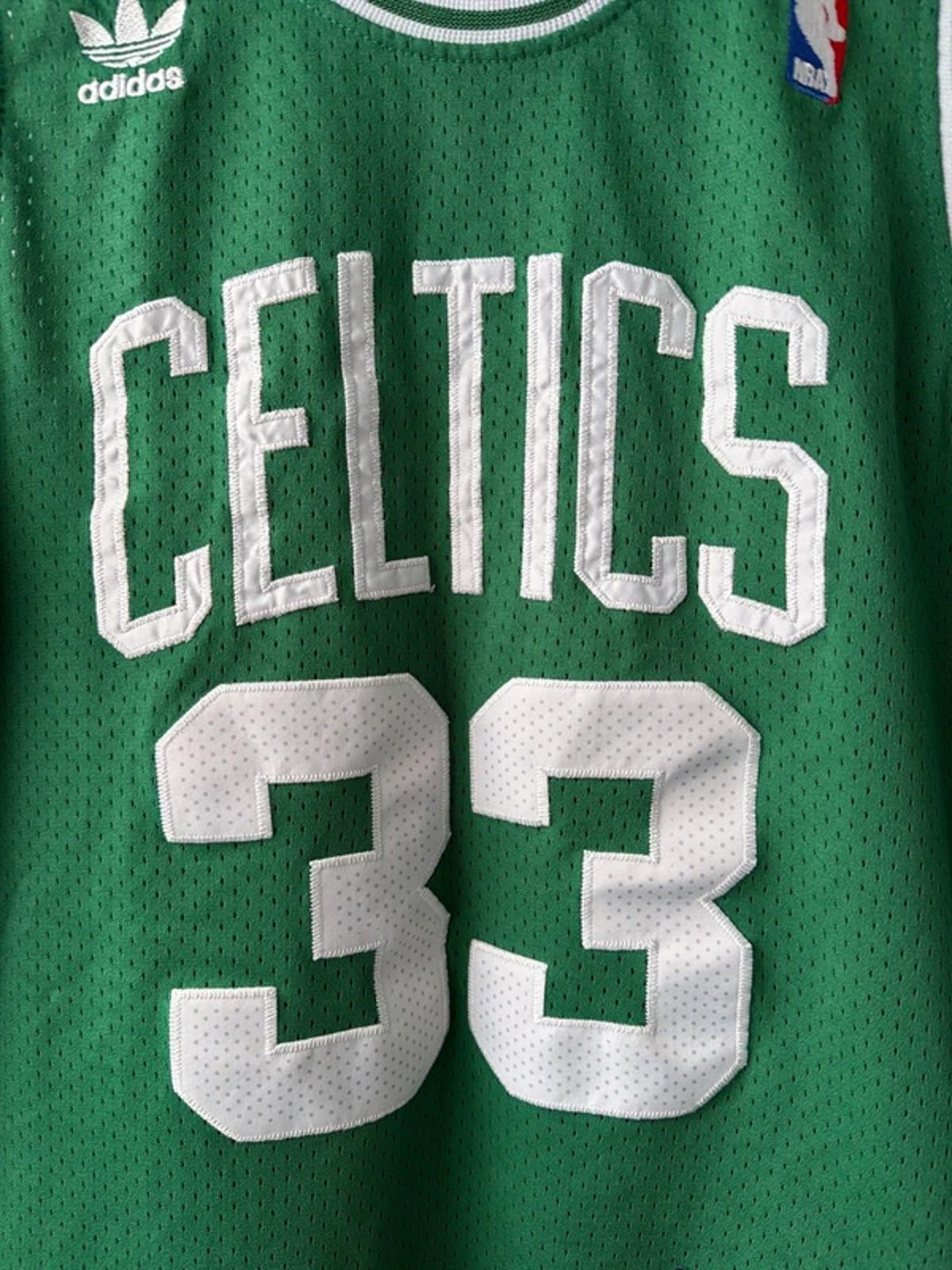 Men’s Adidas Bird 33 Celtics Vintage Rare Find Jersey In Green - Small - 3200