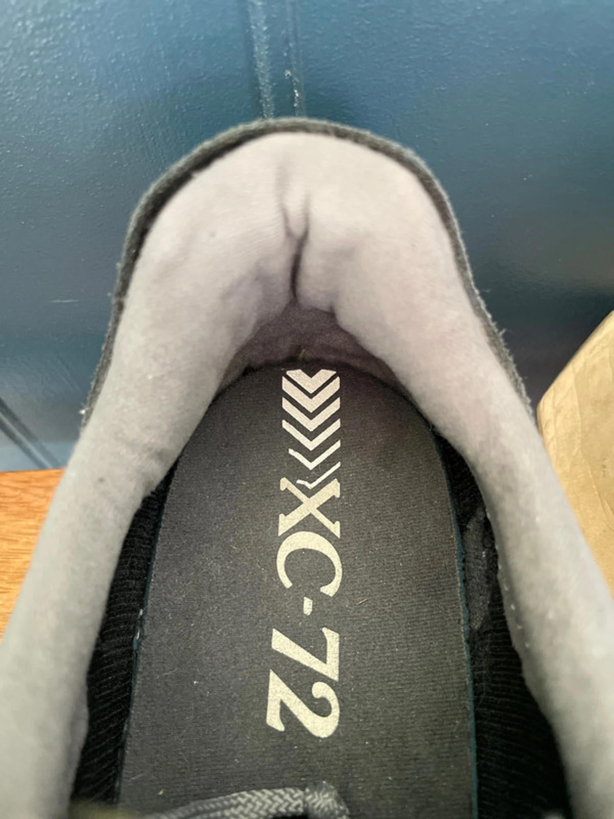 Men’s New Balance XC-72 Premium Leather Trainers In Black/Grey - UK10 - 2177