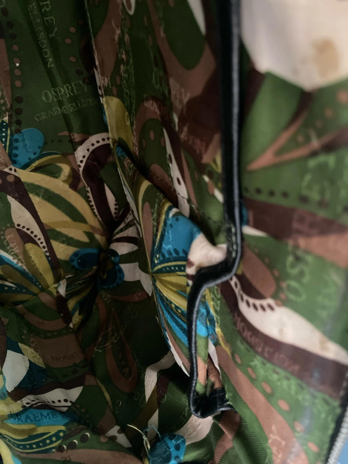 Women’s Osprey London Black Croc Embossed Leather Bag In Black - 2415