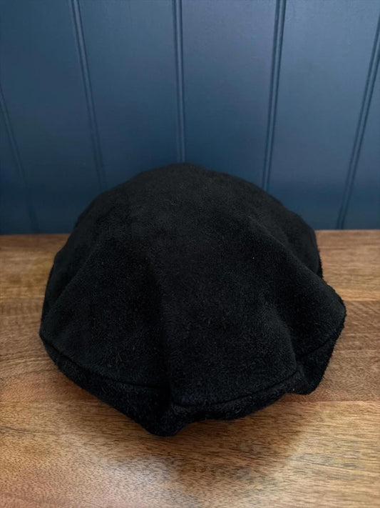 Women’s Sheldon Vintage Suede Beret In Black - One Size - 3232