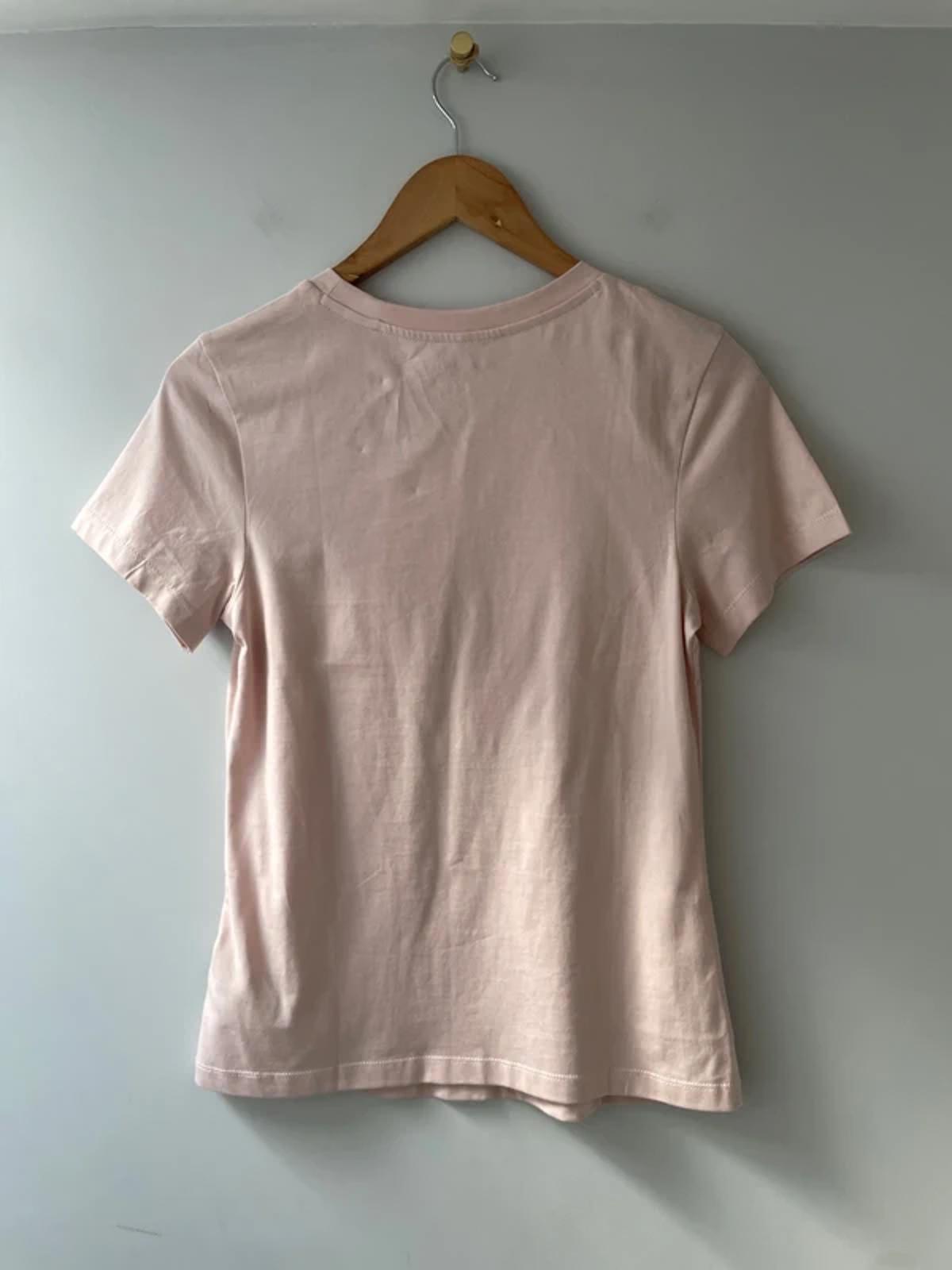 Women’s Calvin Klein Crew Neck Short Sleeve Slim Fit T-shirt In Pink - Small - 3031