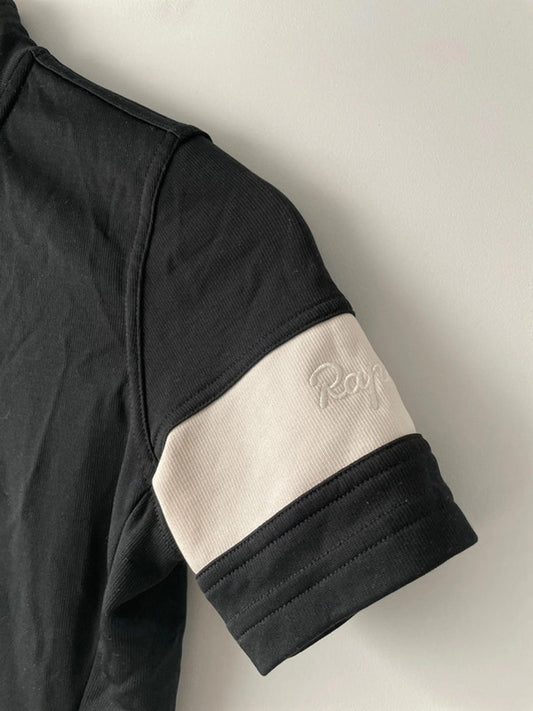 Women’s Rapha Short Sleeve Merino Wool Classic Cycling Jersey Top In Black - XSmall - 2267