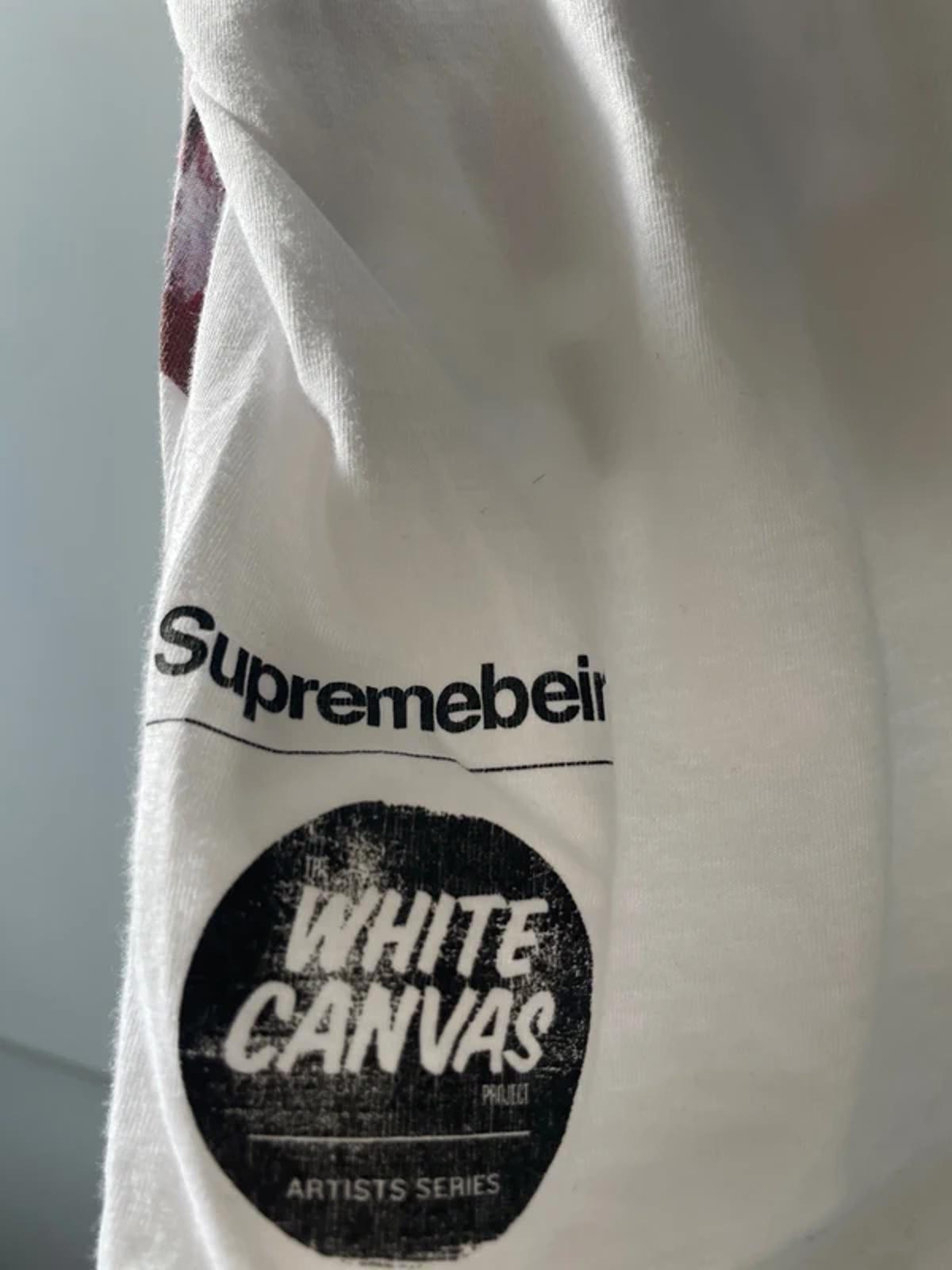 Men’s Supremebeing White Canvas Limited Edition Printed T-Shirt In White - Medium - 3030