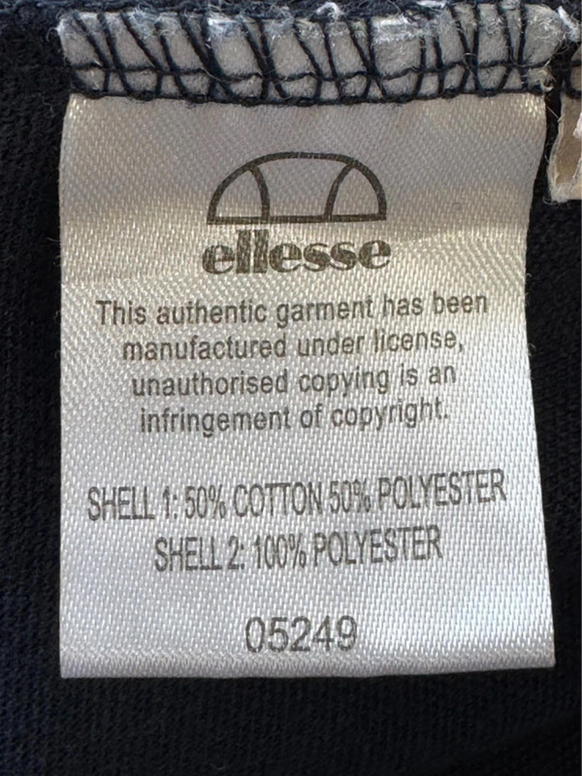 Men’s Ellesse 1/4 Zip Retro Track Jacket Top - Small   -1441