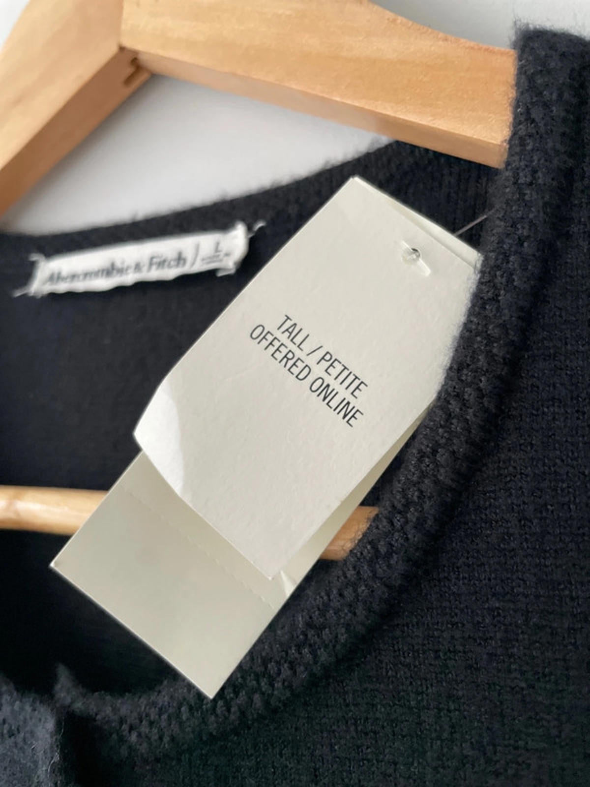 Women’s Abercrombie & Fitch Mara Mini Sweater Dress Tall/Petit In Navy - Large - 2429