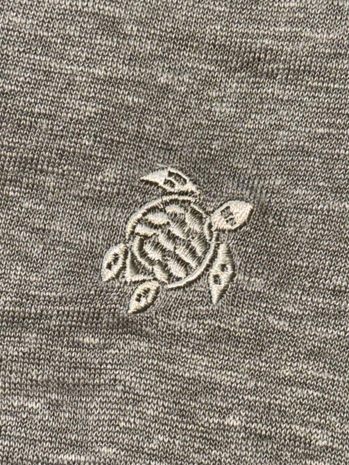 Men’s Vilebrequin Premium Linen Polo Top In Khaki - Small  -1340