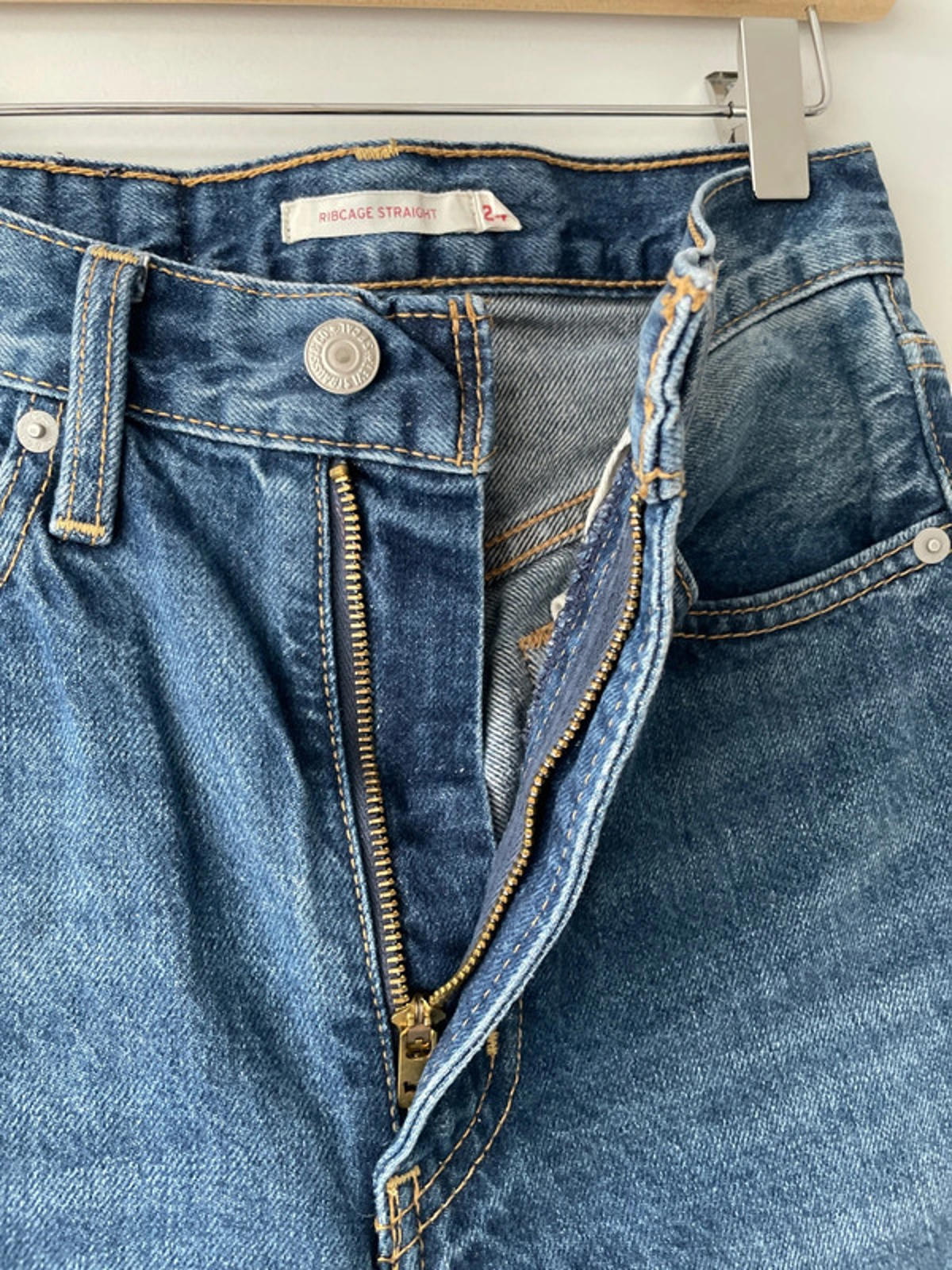 Women’s White Label Levi’s High Waisted Ribcage Straight Fit Jeans -W24/L27-1857