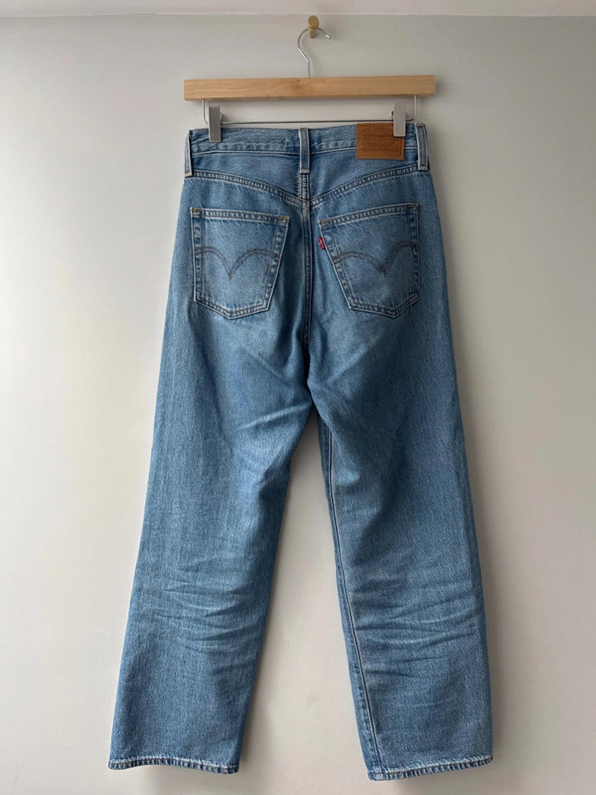 Womens Levi's Ribcage Straight Ankle Fit High Waisted Jeans - W25/L27 - 0531