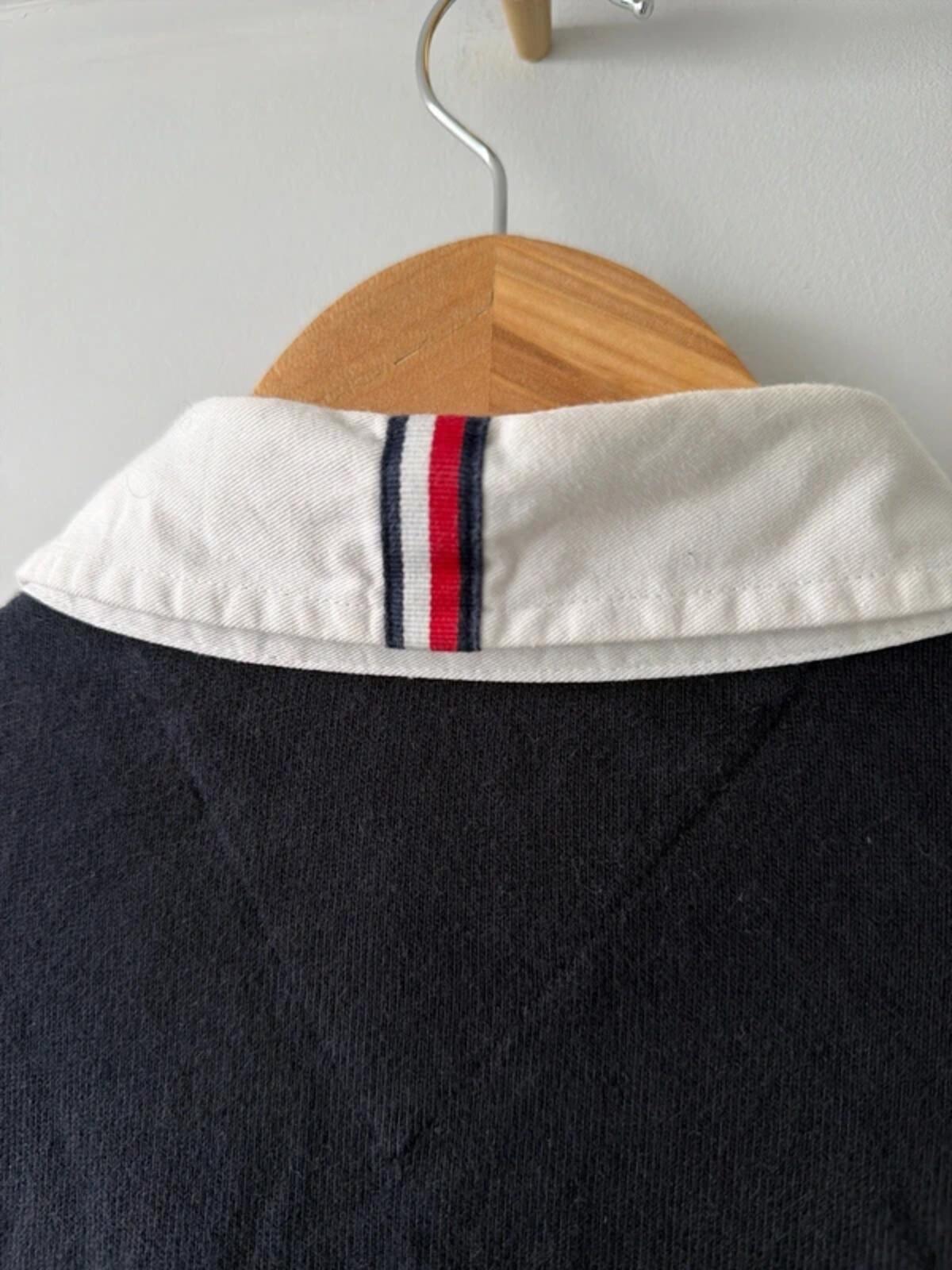 Men’s Tommy Hilfiger Classic Rugby Polo Top In Navy - Large - 3360