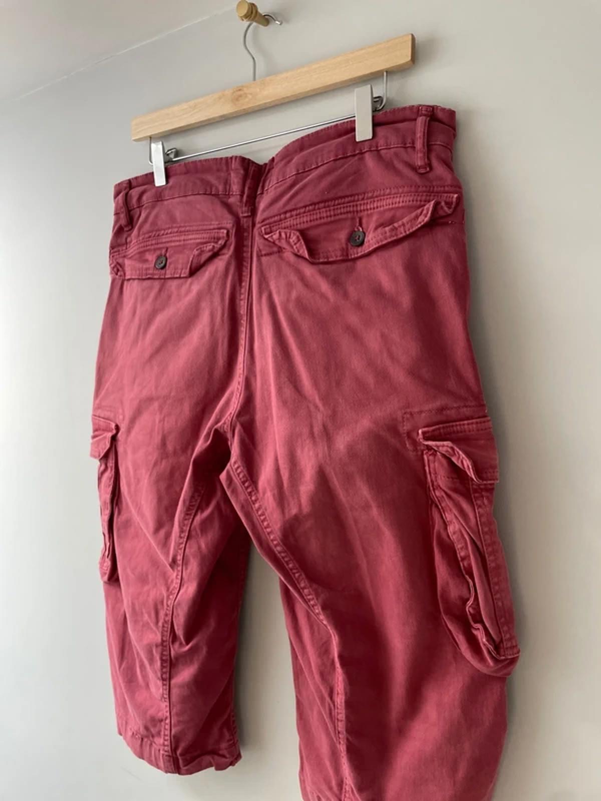 Men’s Jo Browns Classic Cargo Shorts In Red - W32/L15.5 - 3134