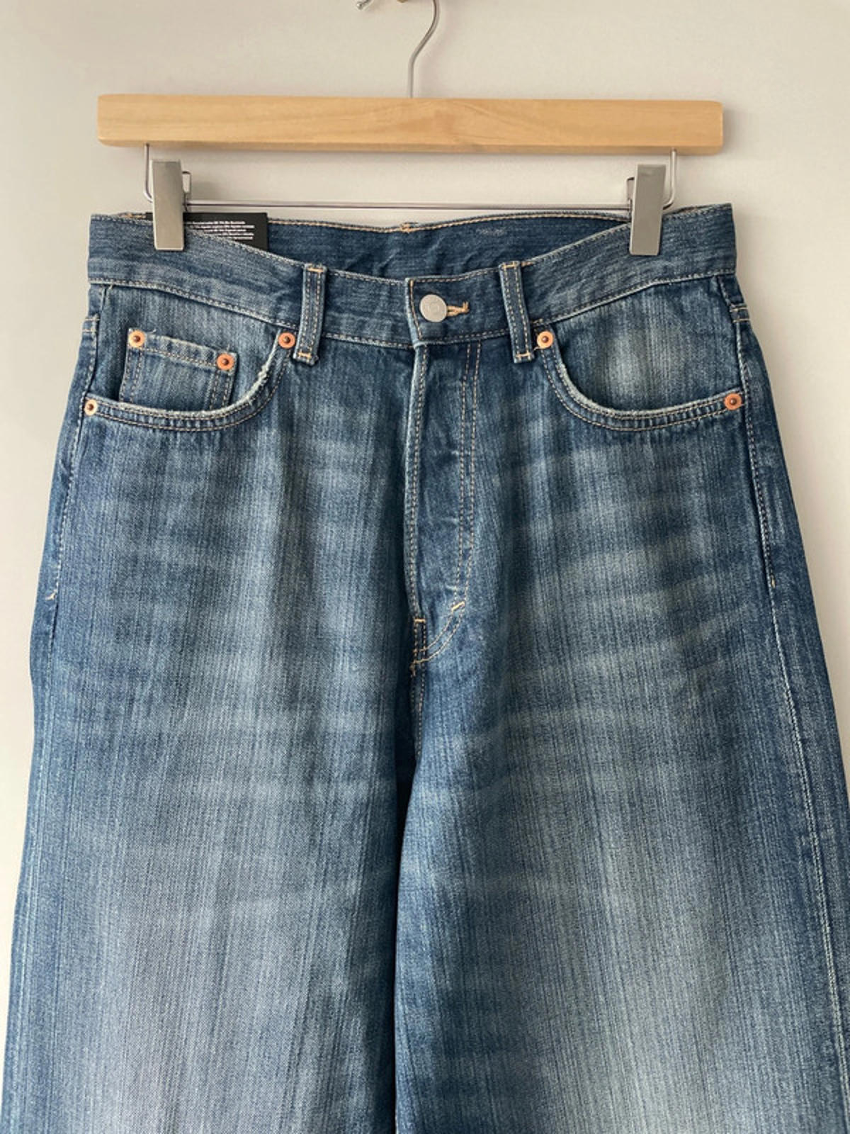 Women’s Weekday Astro Loose Baggy Fit Jeans in Blue - W26/L34 - 2485