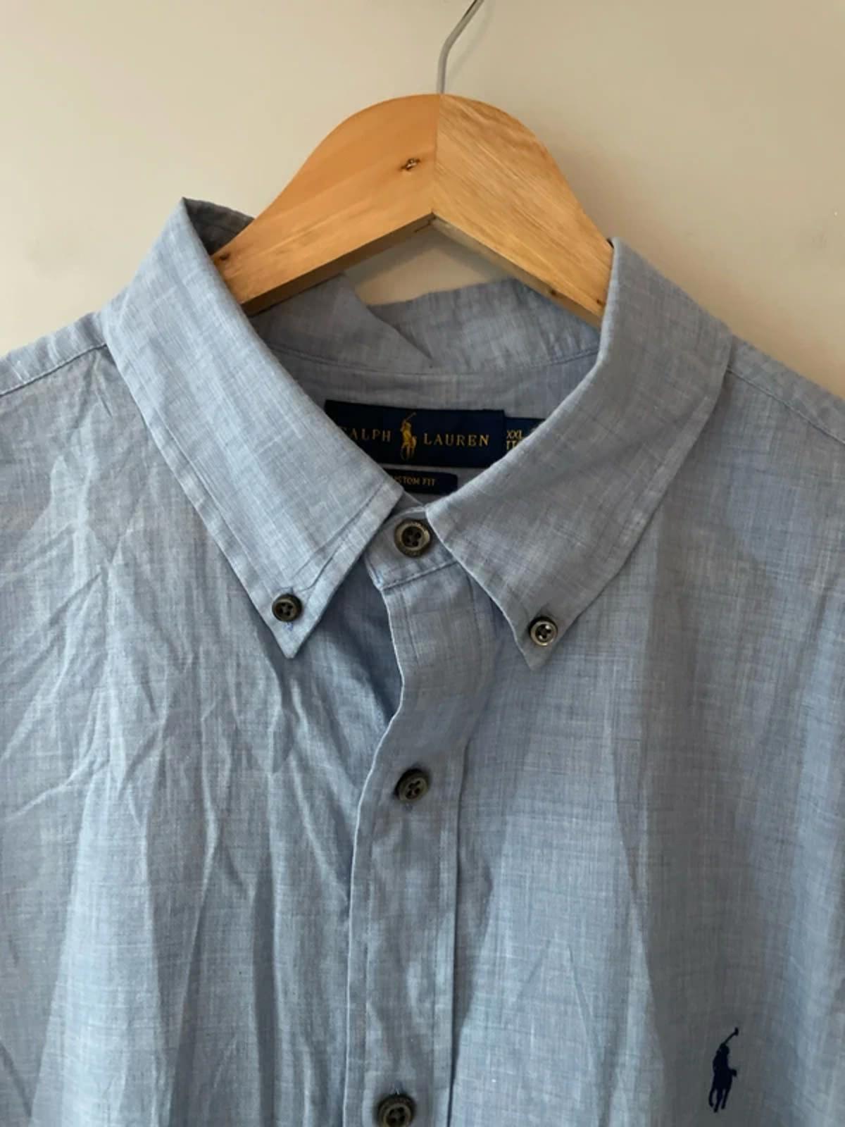 Men’s Ralph Lauren Custom Fit Oxford Shirt in Blue - XXLarge - 2932