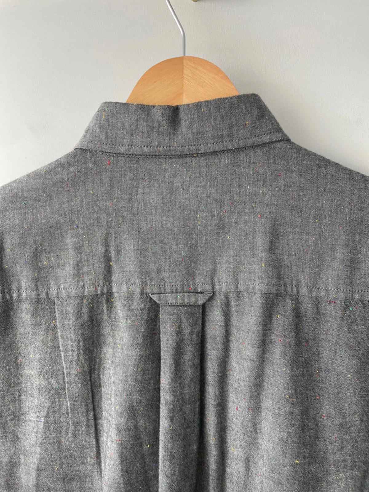 Mens Carhartt Kyoto Long Sleeve Button Down Chambray Shirt In Grey - Small - 1546