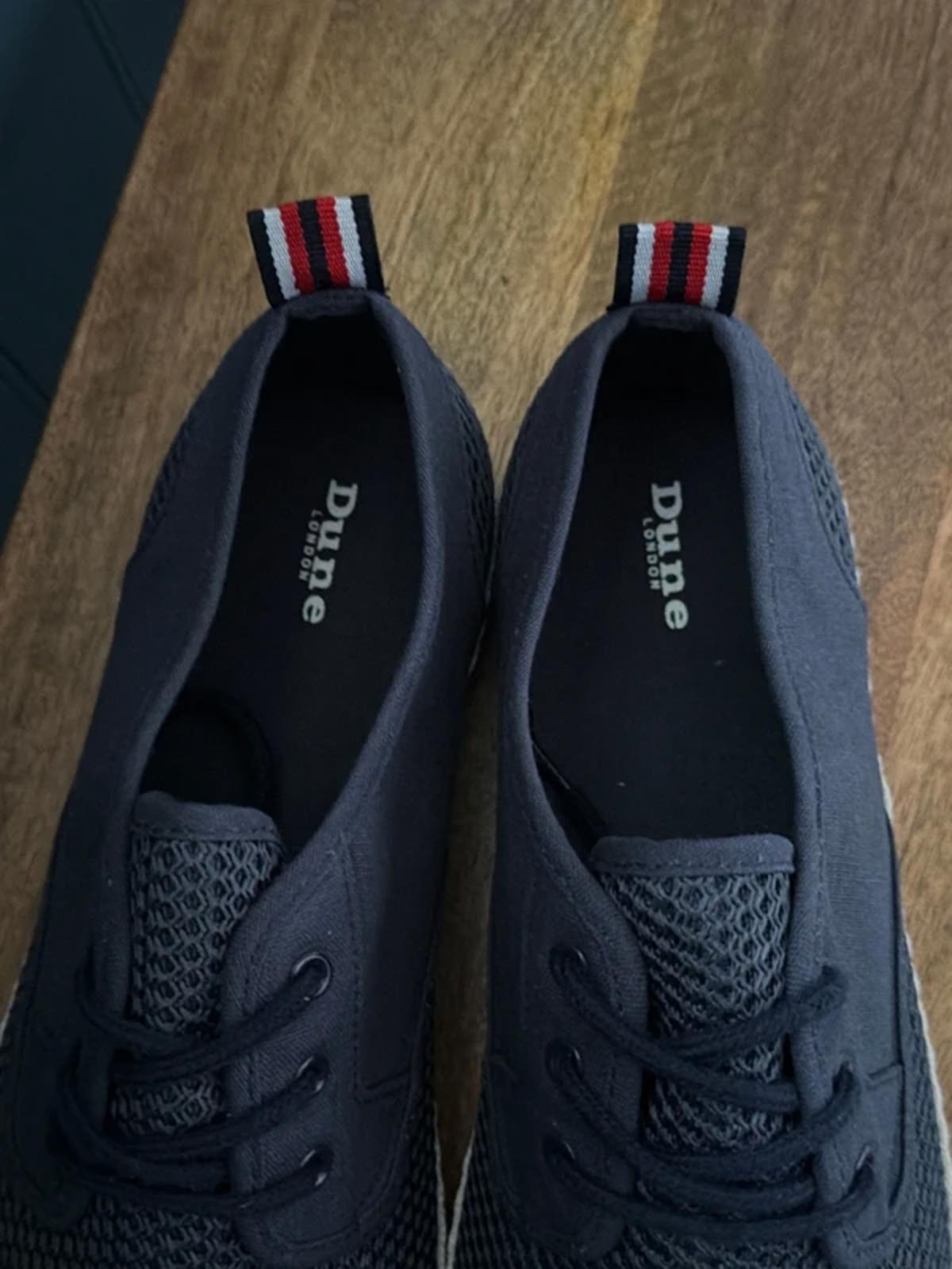 Men’s Dune Espadrille Lace-up Shoes In Navy - Uk11 - 3280