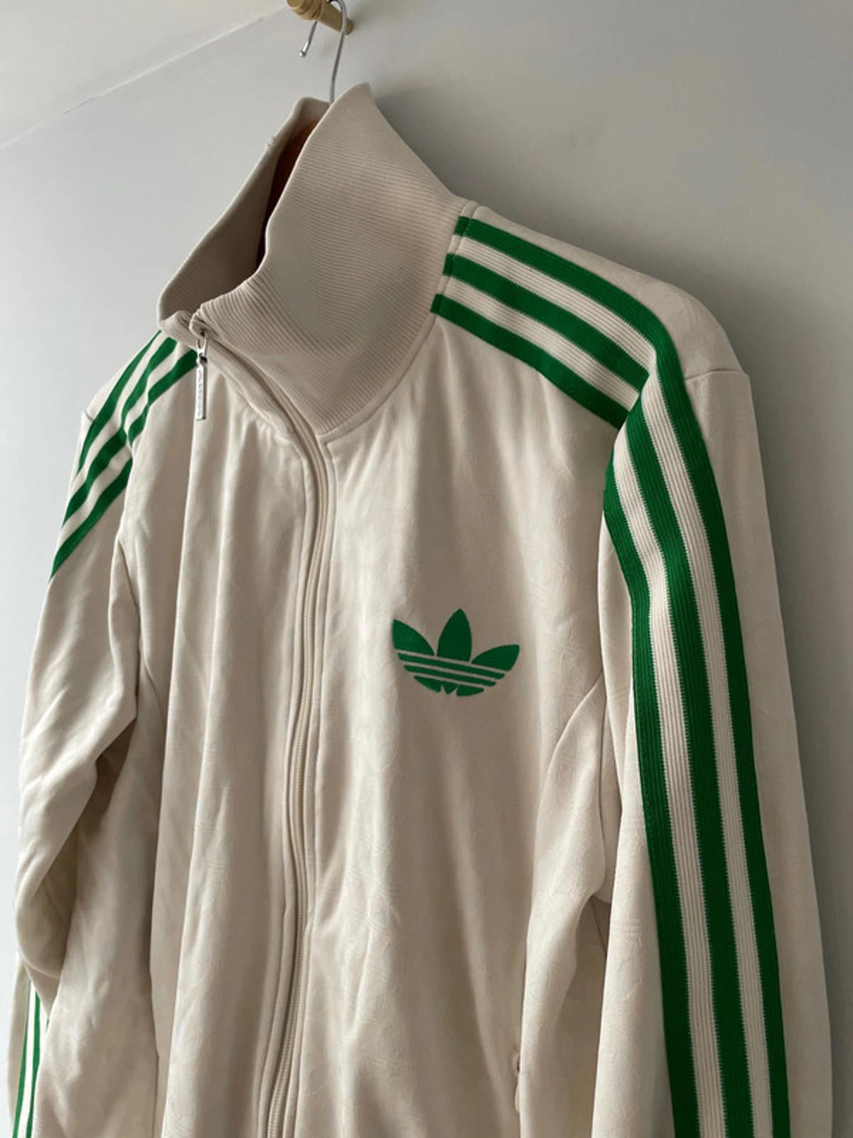 Men’s Adidas Adicolor 70s Monogram Track Jacket In Beige - Medium - 2540