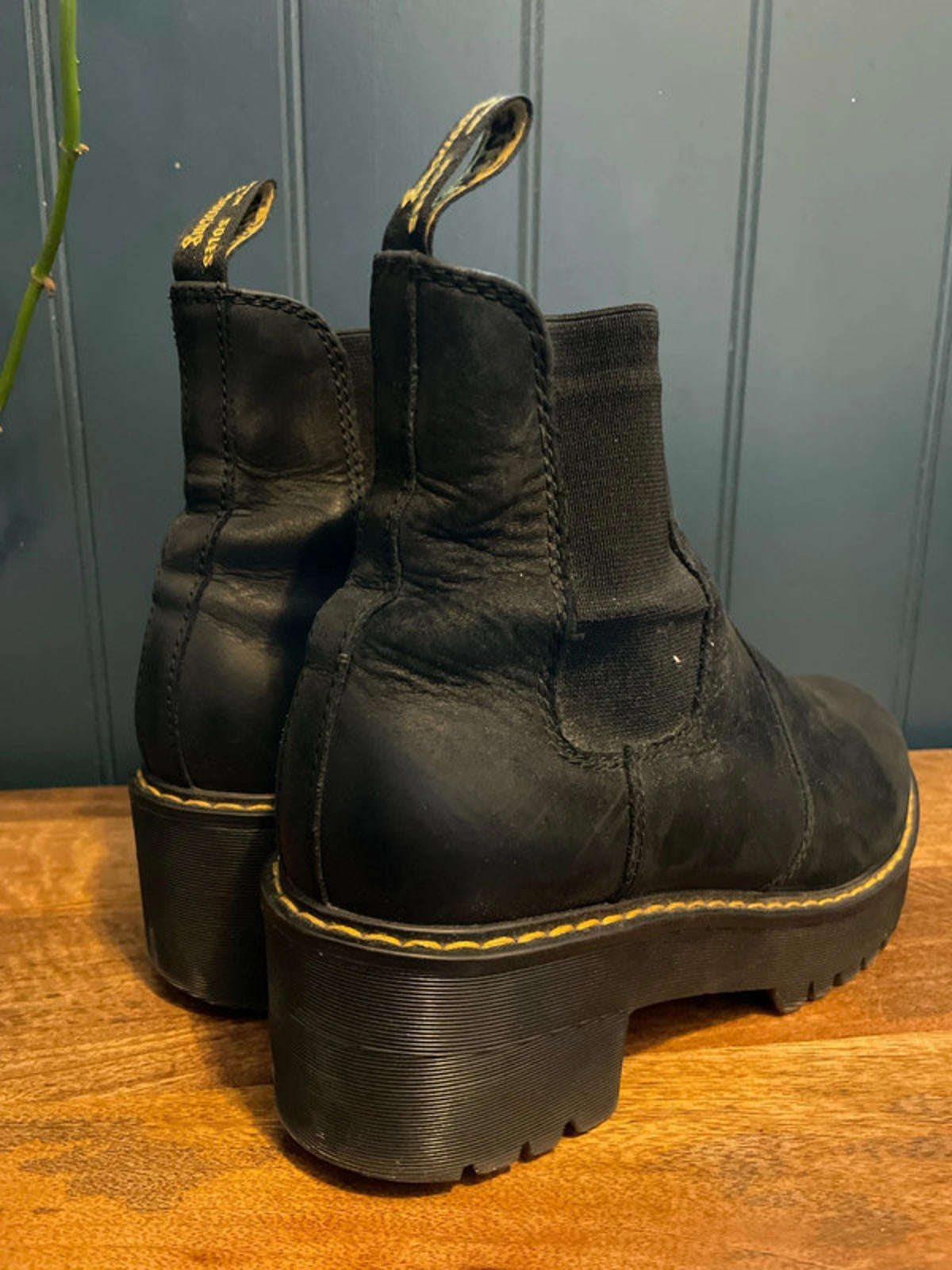 Women’s Dr Marten Rometty Platform Premium Leather Chelsea Boot In Black - UK 7 - 2556