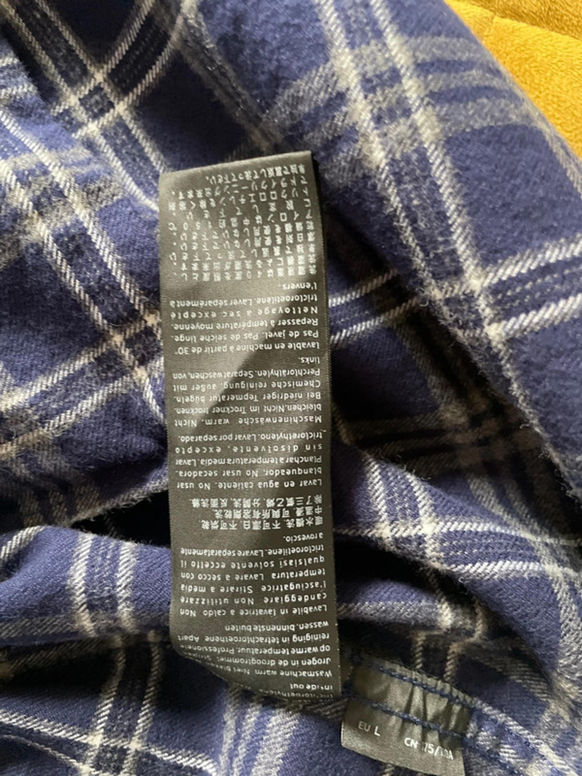 Men’s Denham premium brushed cotton check shirt - Large