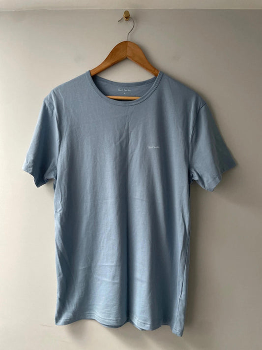 Men’s Paul Smith Logo Crew Neck Short Sleeve T-Shirt in Blue - Medium - 2835