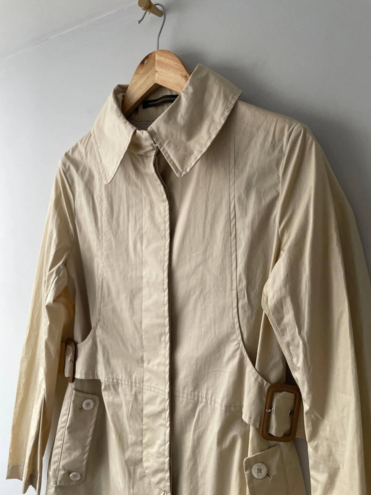 Women’s Mackintosh Made In Scotland Premium Mac In Beige - XSmall - 2293