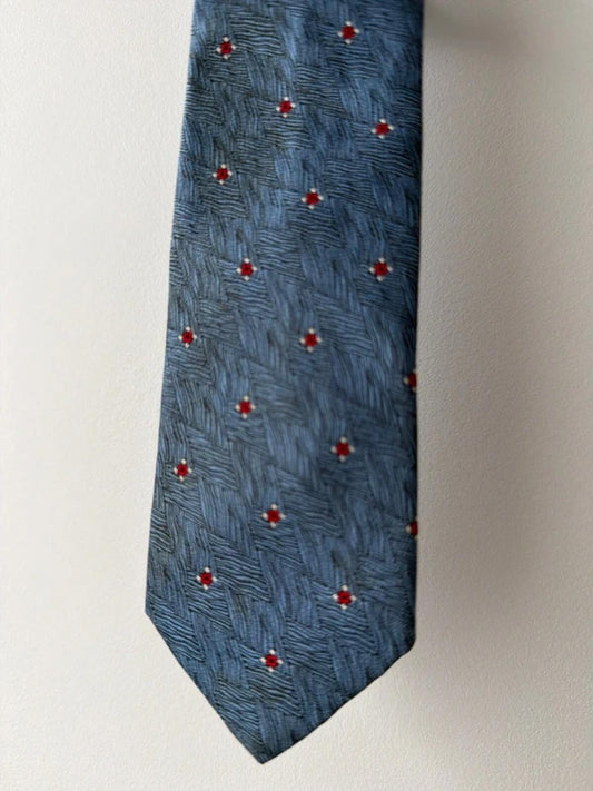 Lochan Skinny Tie Made In Scotland In Blue - 3332