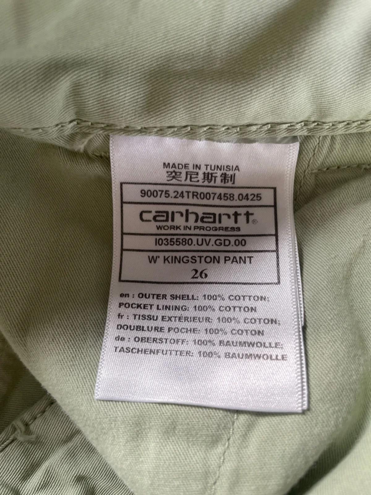 Women’s Carhartt W Kingston Cargo Trousers In Green - W26/L29 - 2961