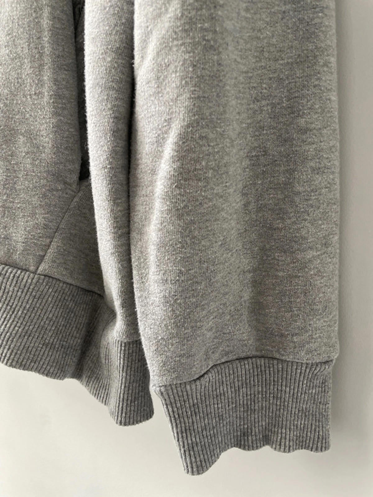 Men’s Diesel Flocked Print Logo Hoodie With Pockets In Grey - Large - 2135