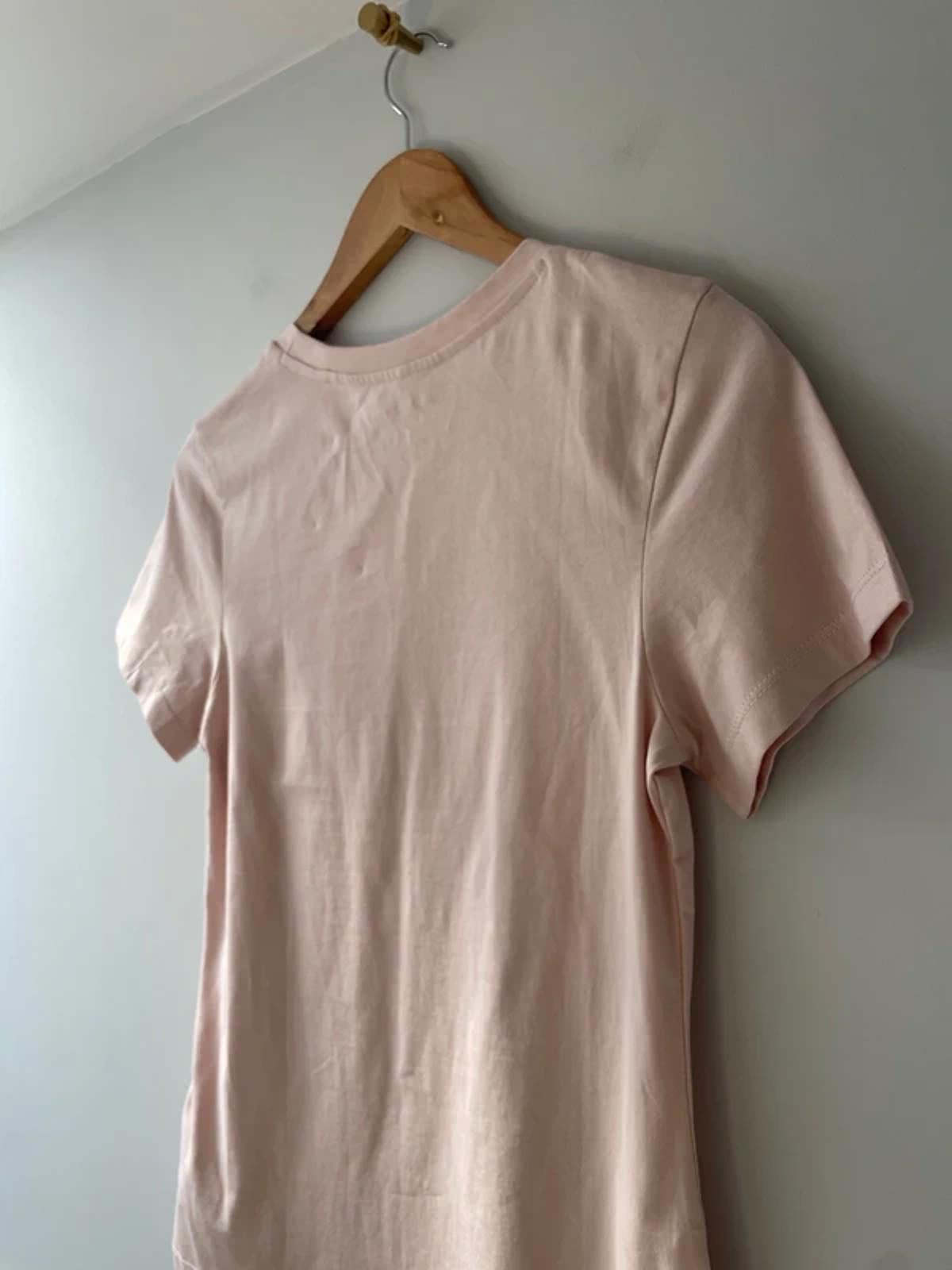 Women’s Calvin Klein Crew Neck Short Sleeve Slim Fit T-shirt In Pink - Small - 3031
