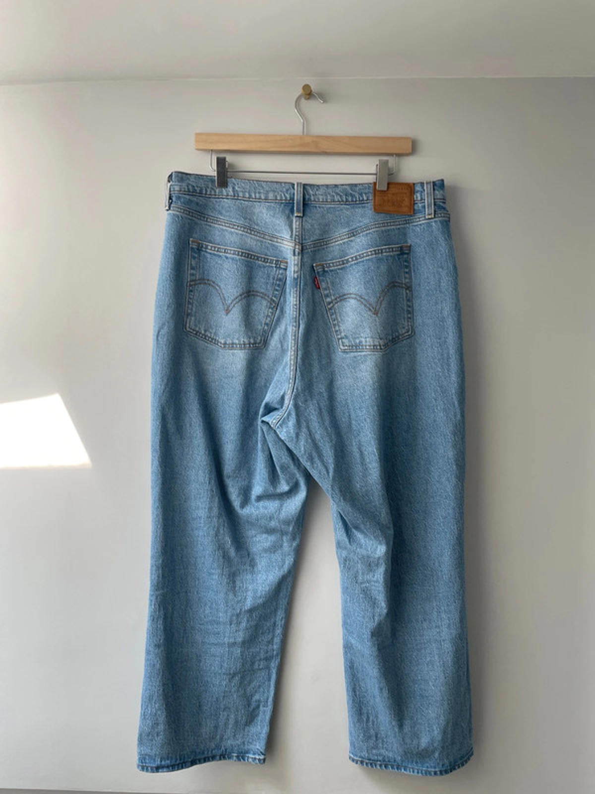 Women’s Levi’s Ribcage Straight Ankle Fit Blue Jeans - W37/L27 -1849