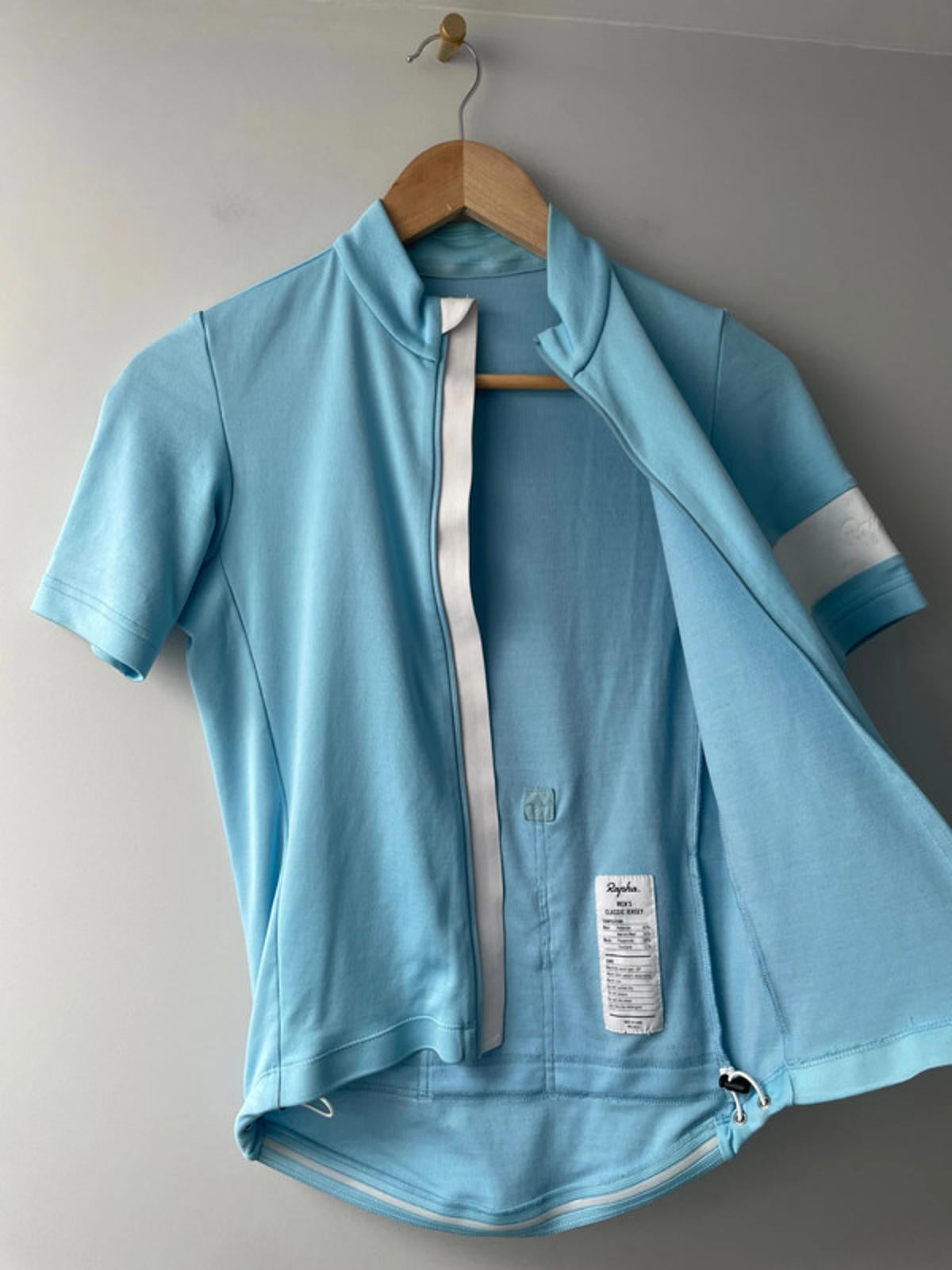 Men’s Rapha Classic Cycling Jersey Merino Wool In Light Blue - XSmall - 2212