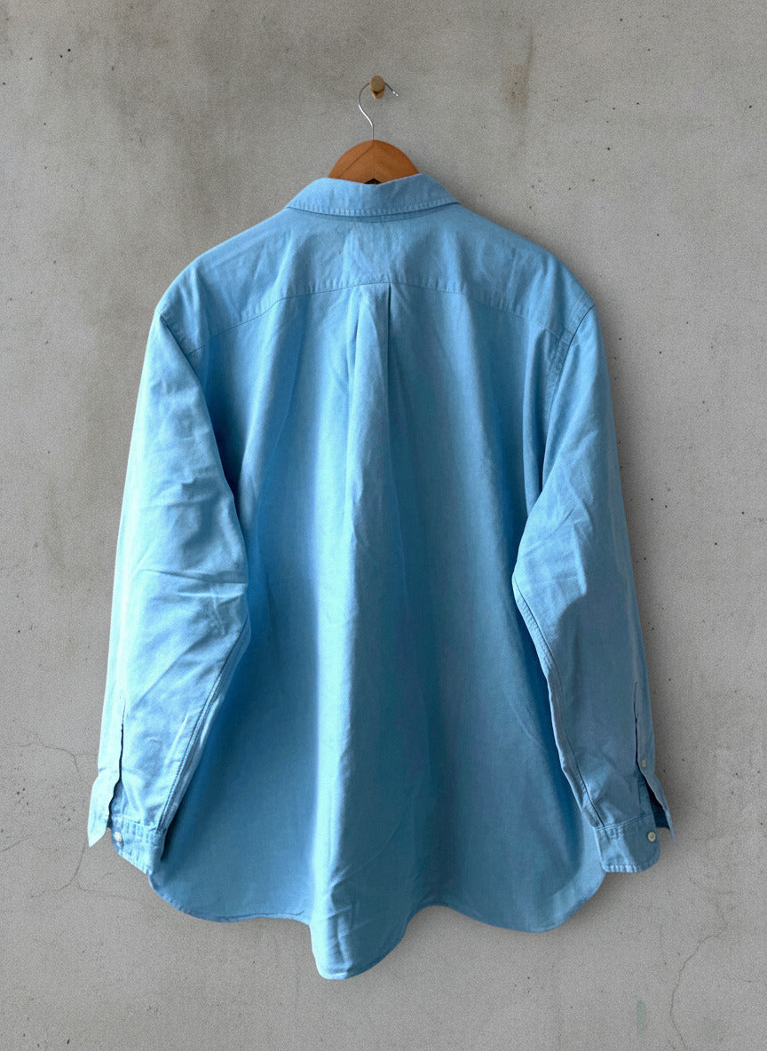Men’s Ralph Lauren Classic Fit Oxford Chambray Shirt In Blue - XXLarge - 2715