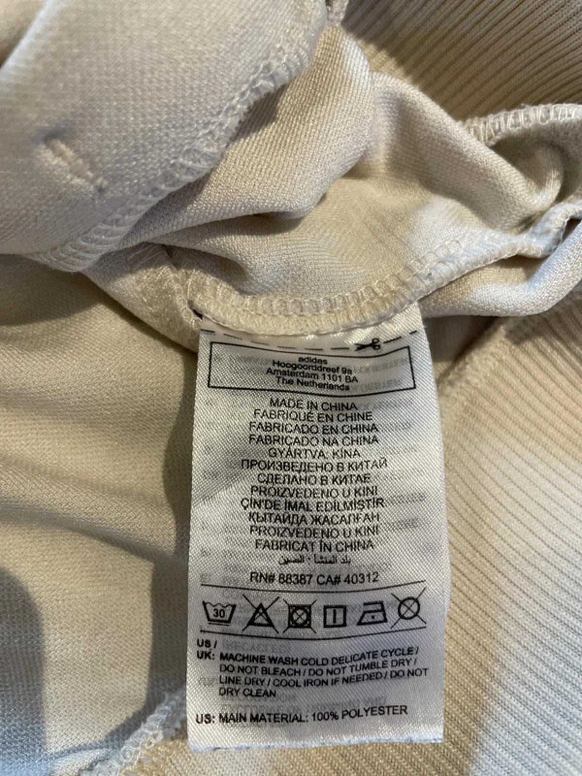 Men’s Adidas Adicolor 70s Monogram Track Jacket In Beige - Medium - 2540