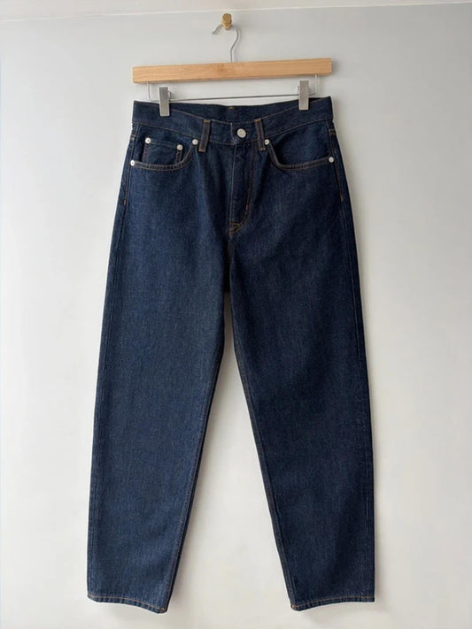 Women’s Arket Violet Tapered Fit Jeans In Navy - W26/L28 - 3243