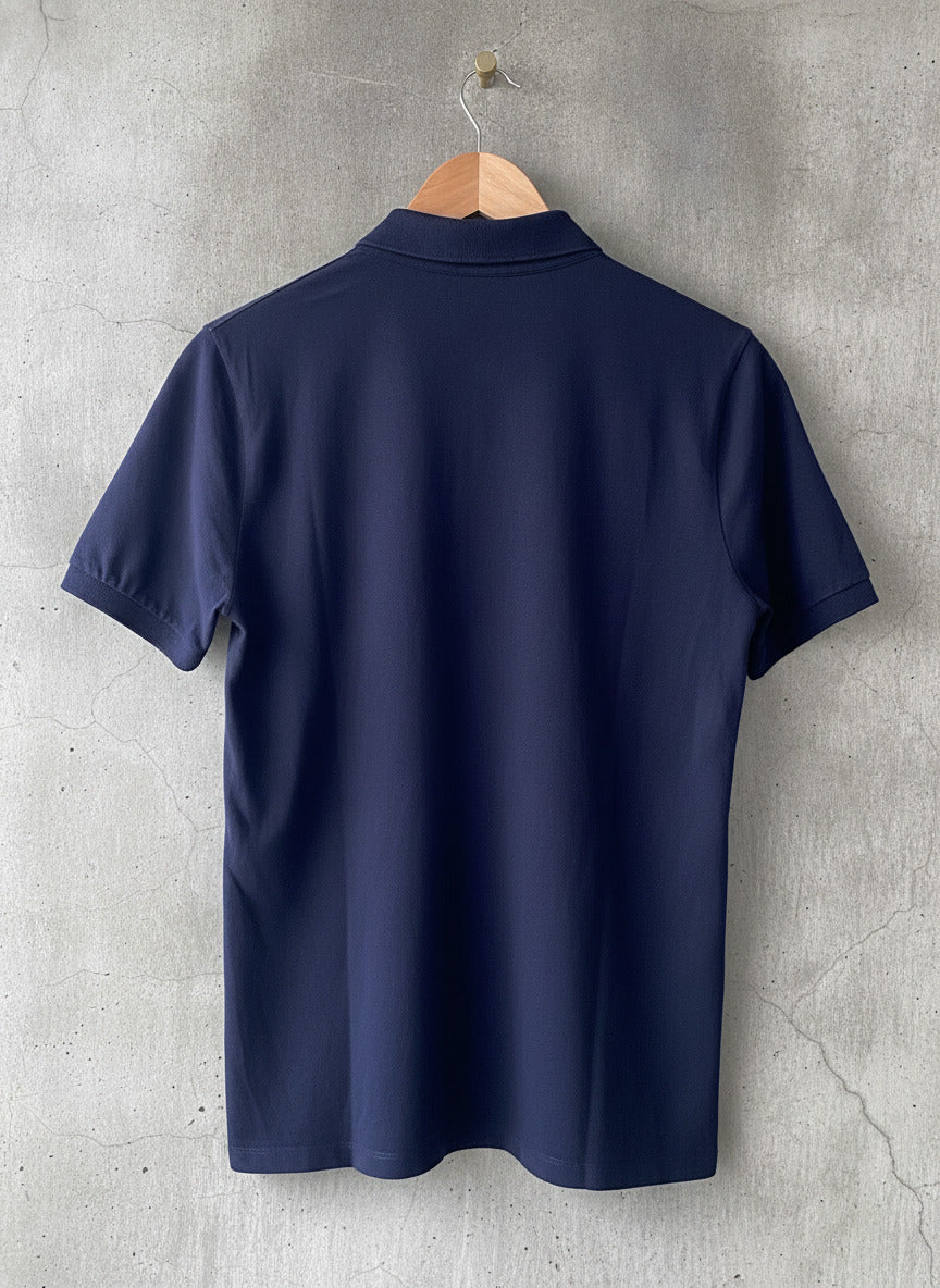 Men’s Reiss Premium Soft Touch Polo Top In Navy - Small - 1728