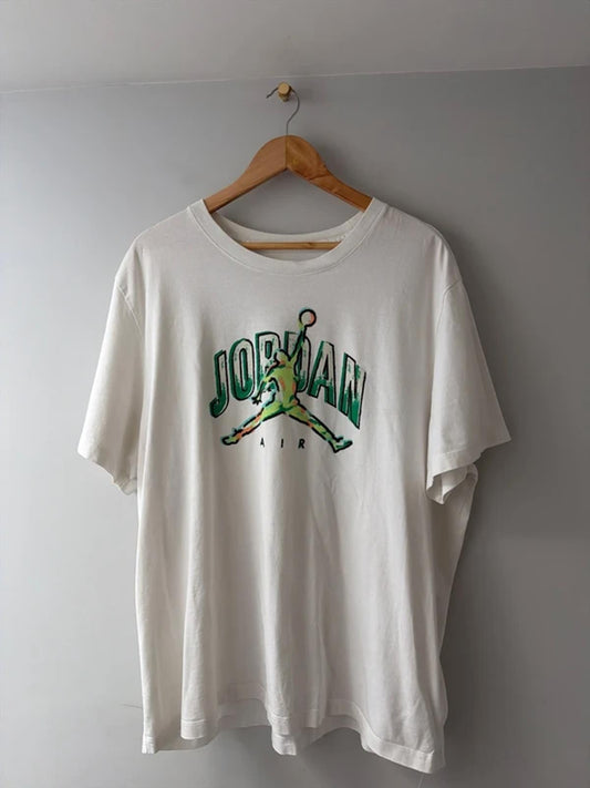 Men’s Jordan Jumpman Print Crew Neck T-shirt In White - XXLarge - 3210