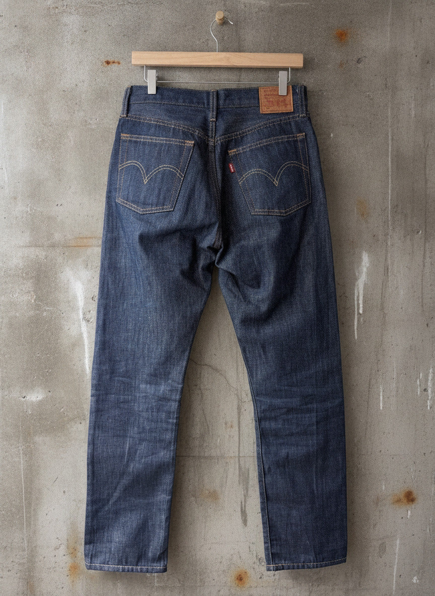 Women’s Levi's 501 Straight Leg Jeans With Rainbow Heart Patch - W29/L29