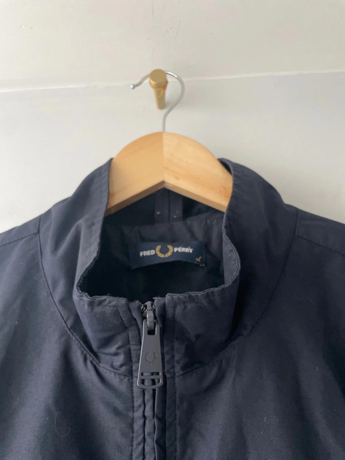 Men’s Fred Perry Harrington Jacket In Navy - XLarge - 2084
