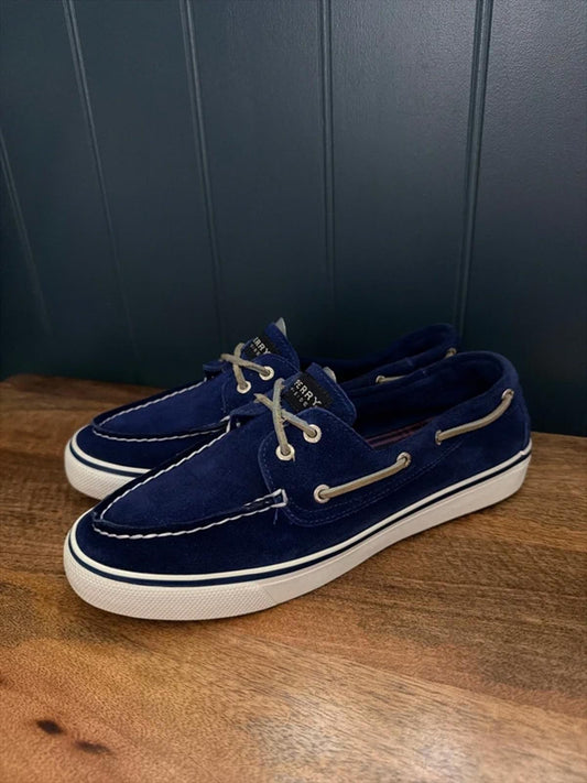 Women’s Sperry Premium Suede Classic Boat Deck Shoes In Navy - Uk8.5 - 3279
