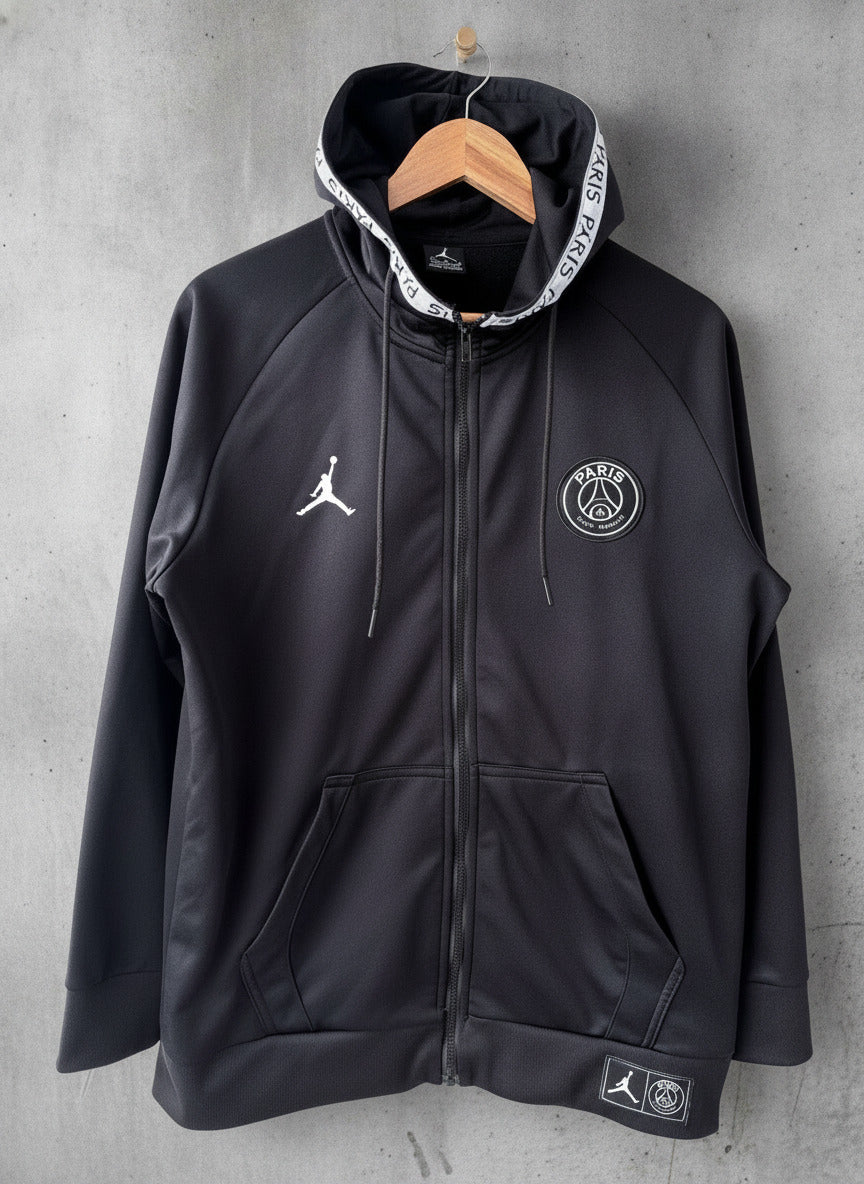 Mens Nike Jordan x Paris Saint-Germain Tracksuit Set In Black - Large - 3509