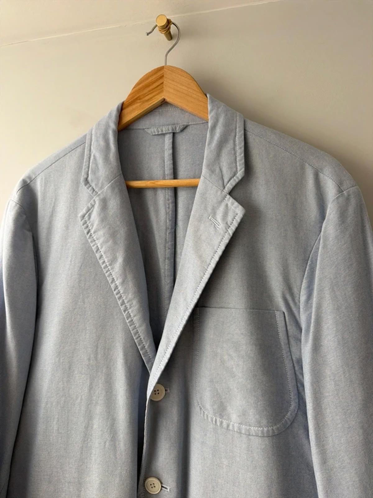Men’s Ralph Lauren Custom Fit Chambray Blazer In Blue - Medium - 3240