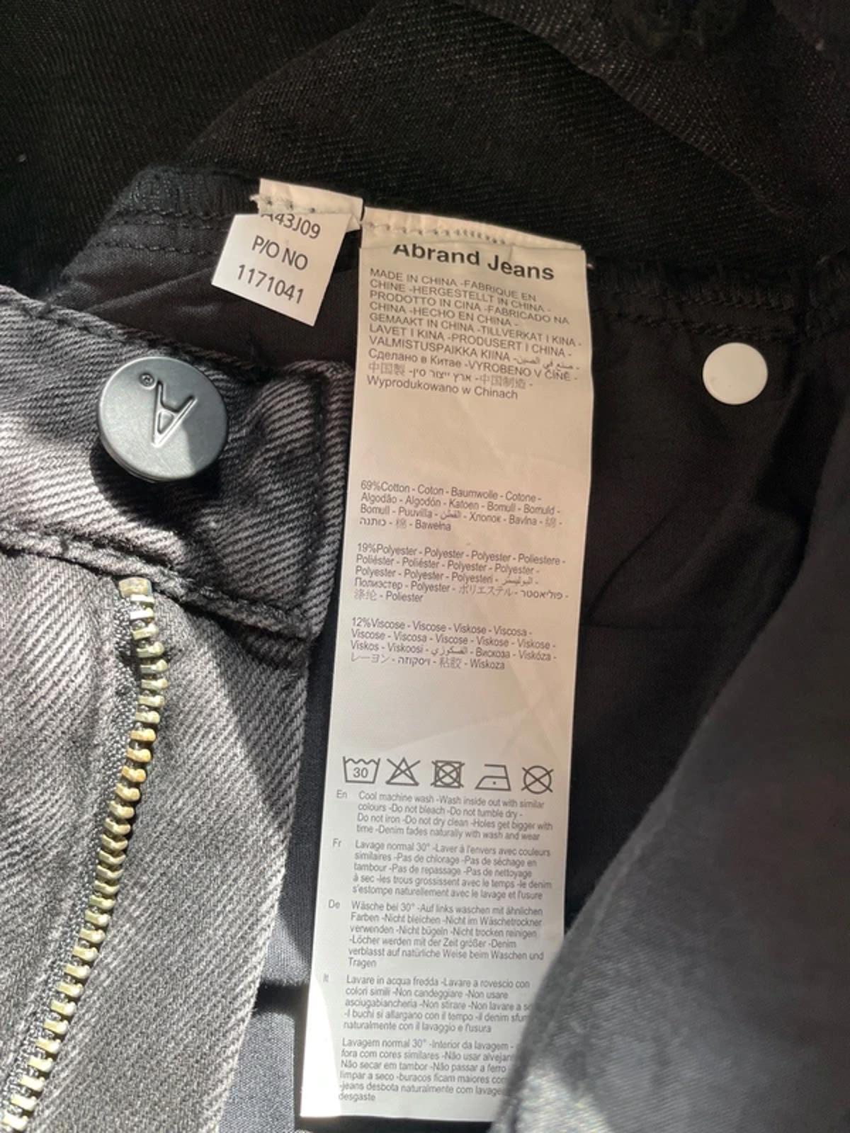 Women’s Abrand Jeans 95 Mid Baggy Jeans in Black - W26/L31 - 3076