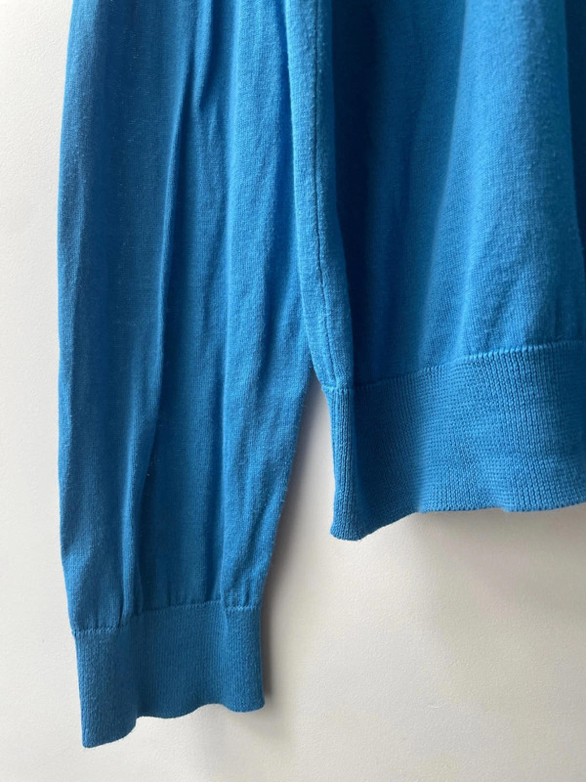 Men’s John Smedley Long Sleeve Knitted Polo Top - XLarge - 2109