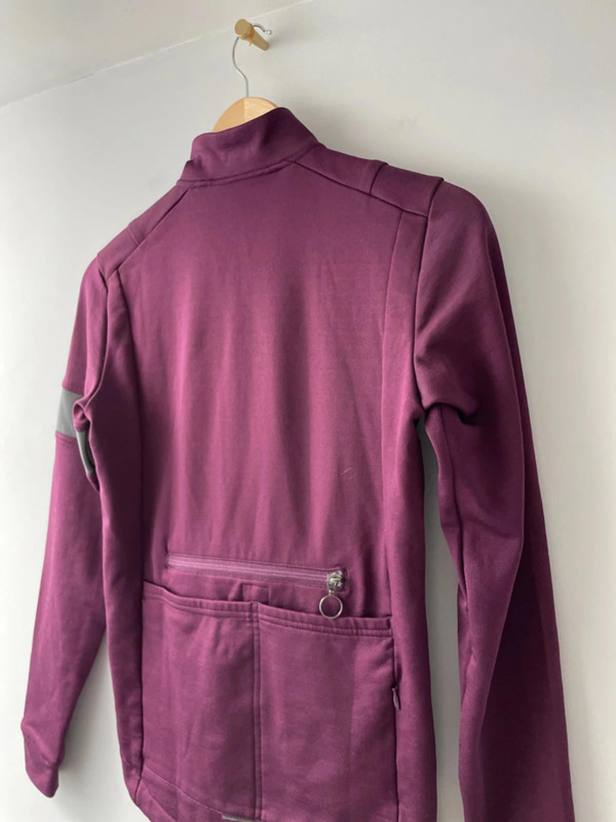 Men’s Rapha Long Sleeve Winter Cycling Jersey Merino Wool in Purple - XSmall- 2096