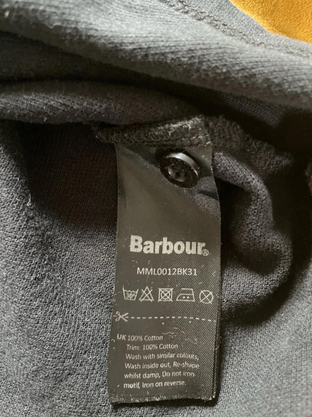 Men’s Barbour Classic Polo in Black - Large -2083