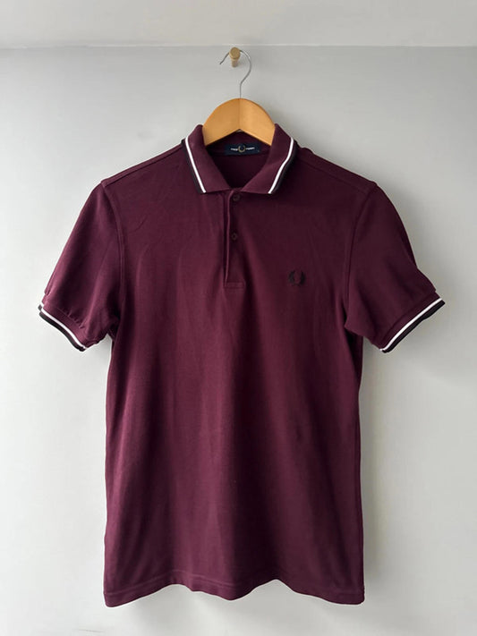 Men’s Fred Perry Classic polo top with topping details - Small - 0889