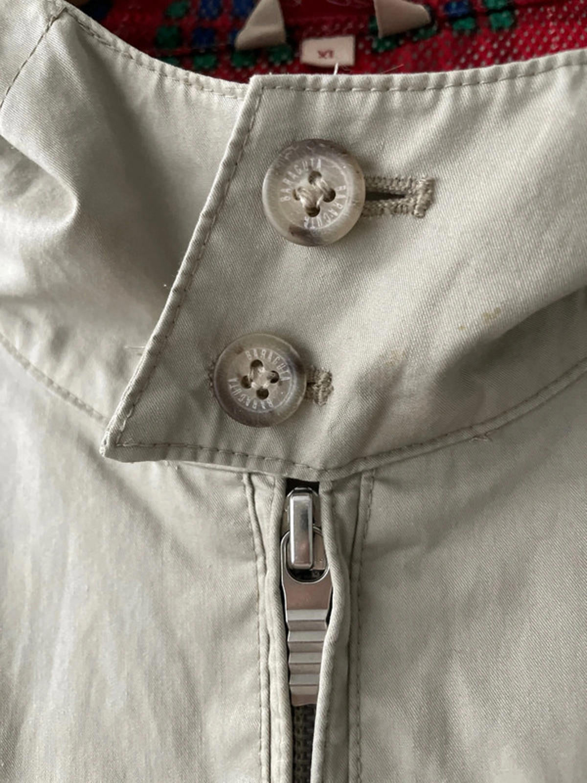 Men’s Baracuta Premium G9 Hooded Harrington Jacket In Beige - XLarge - 2486