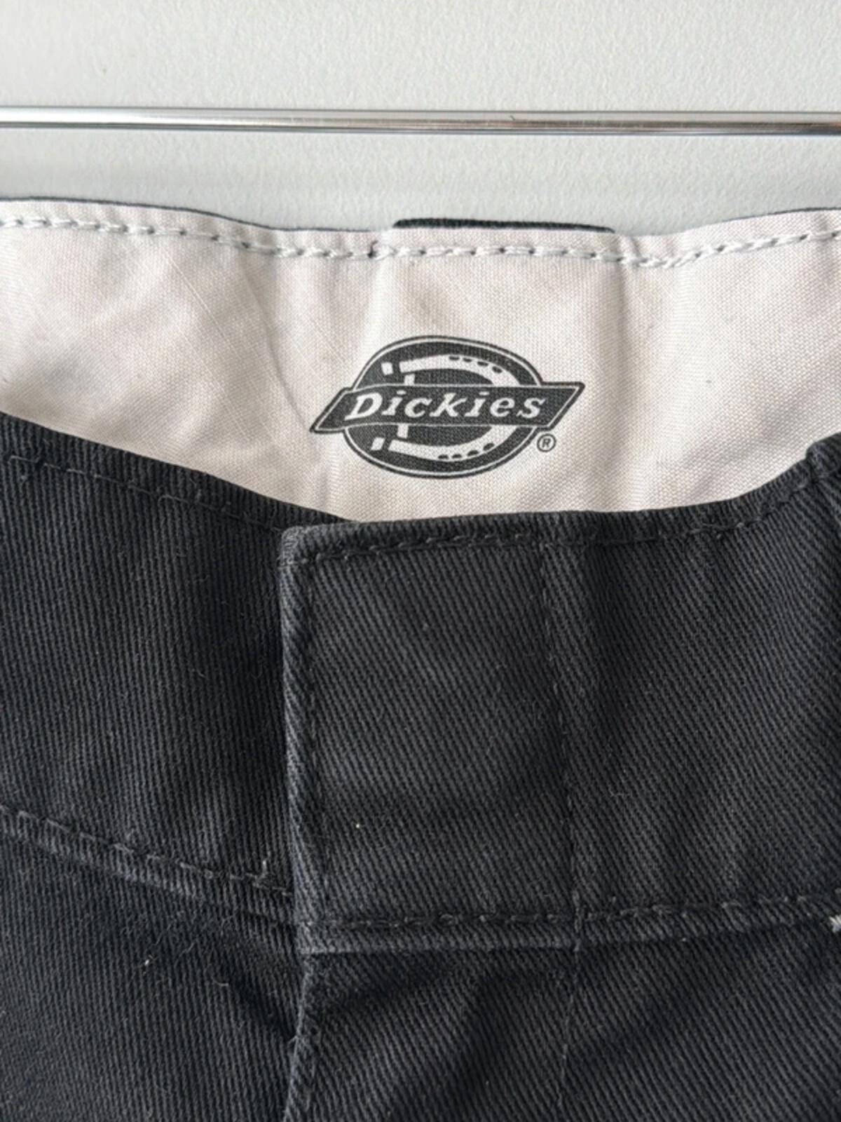 Women’s Dickies Wide Leg Baggy Fit Trousers In Black - W26/L30 - 3383