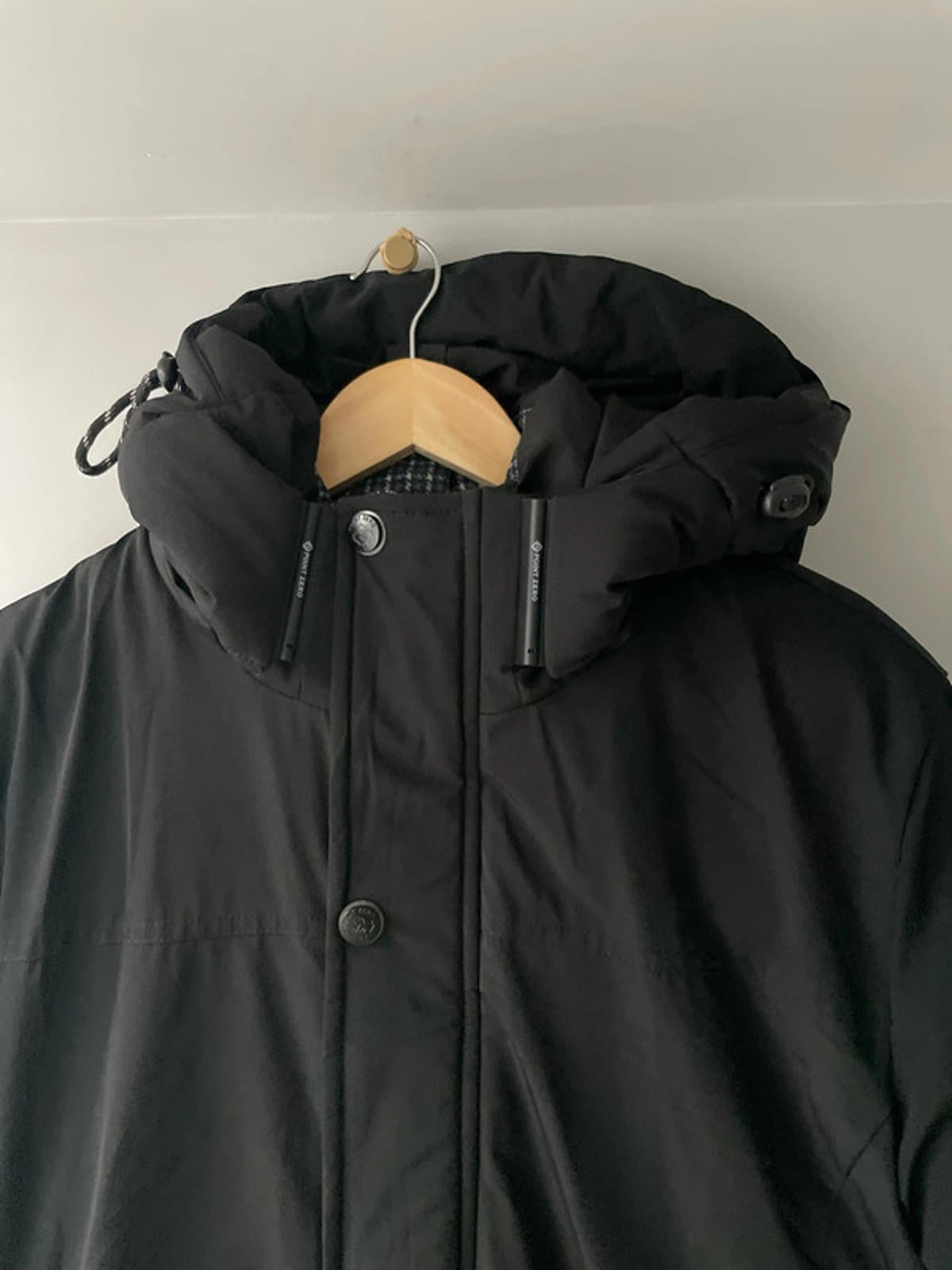 Men’s Point Zero Natanel Classic Parka Jacket In Black - Small - 2496 - RRP £250